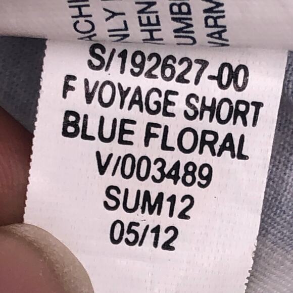 Gap Blue Floral Voyage Shorts - Size 6 - Picture 10 of 10